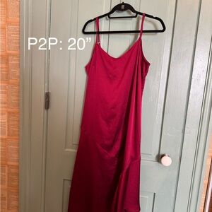 Dorothy Perkins Sexy Wine Slip Dress